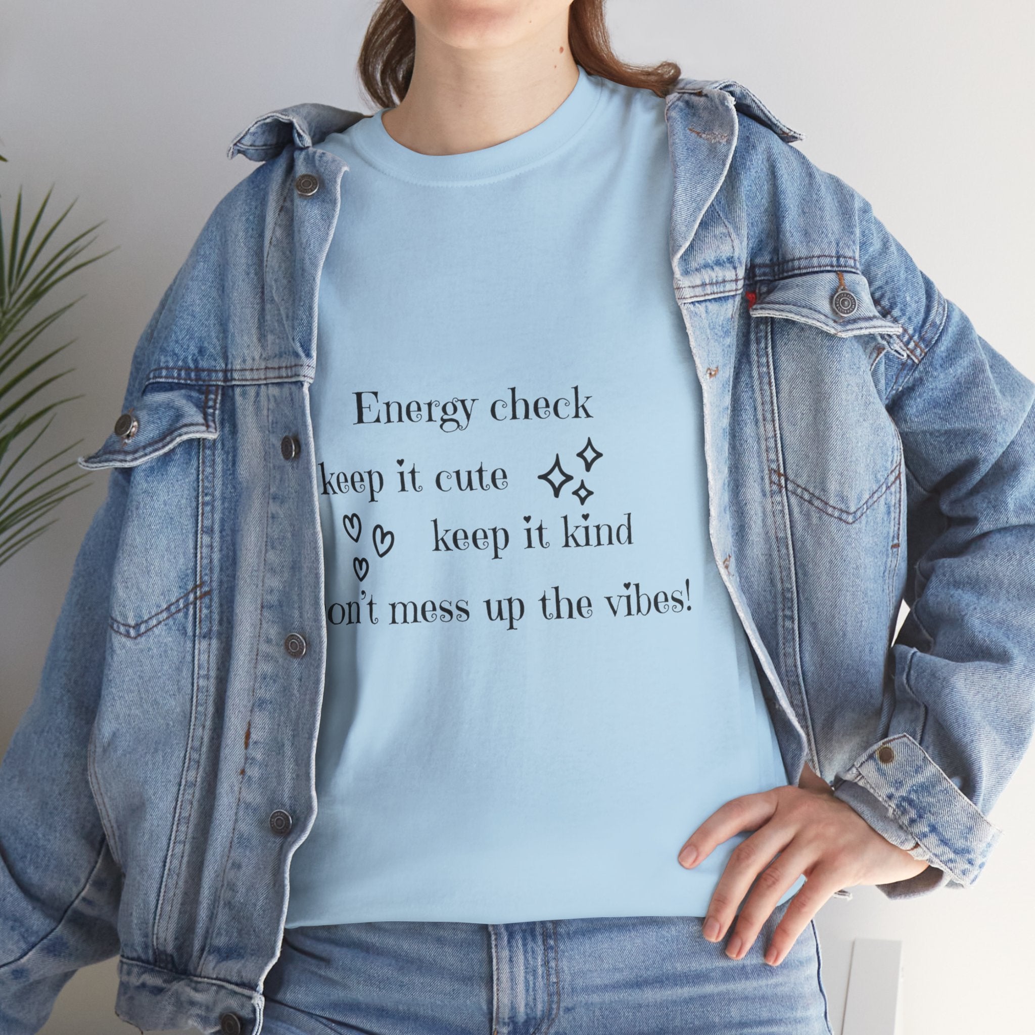 Energy Check Tee - Keep It Cute, Keep It Kind