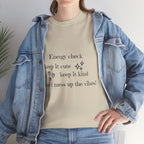 Energy Check Tee - Keep It Cute, Keep It Kind