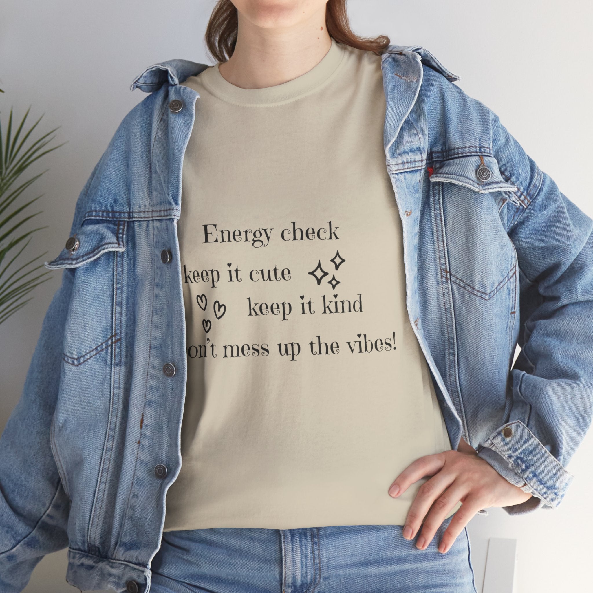 Energy Check Tee - Keep It Cute, Keep It Kind