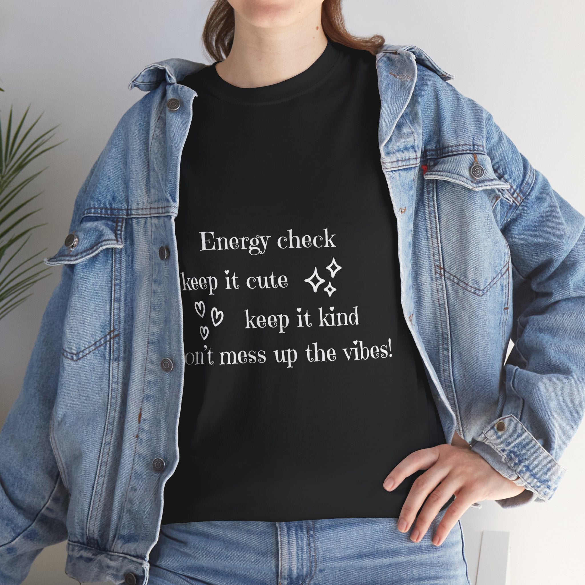 Energy Check Tee - Keep It Cute, Keep It Kind