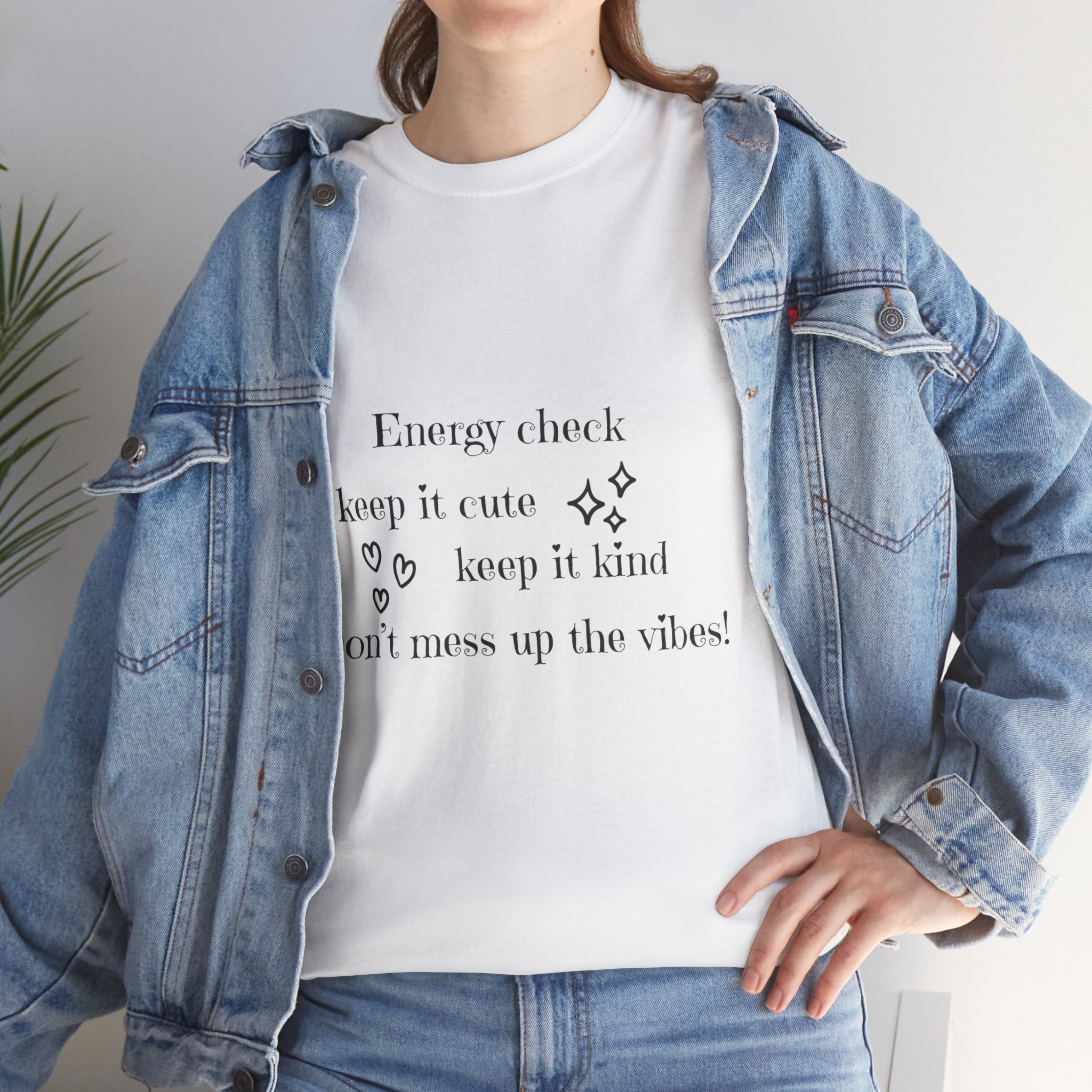 Energy Check Tee - Keep It Cute, Keep It Kind
