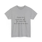 Energy Check Tee - Keep It Cute, Keep It Kind