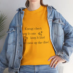 Energy Check Tee - Keep It Cute, Keep It Kind