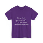 Energy Check Tee - Keep It Cute, Keep It Kind