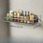 Multifunctional Kitchen Spice & Utensil Storage Rack – Wall Mounted